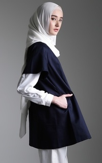 Blouse Zeze Top Navy-91692