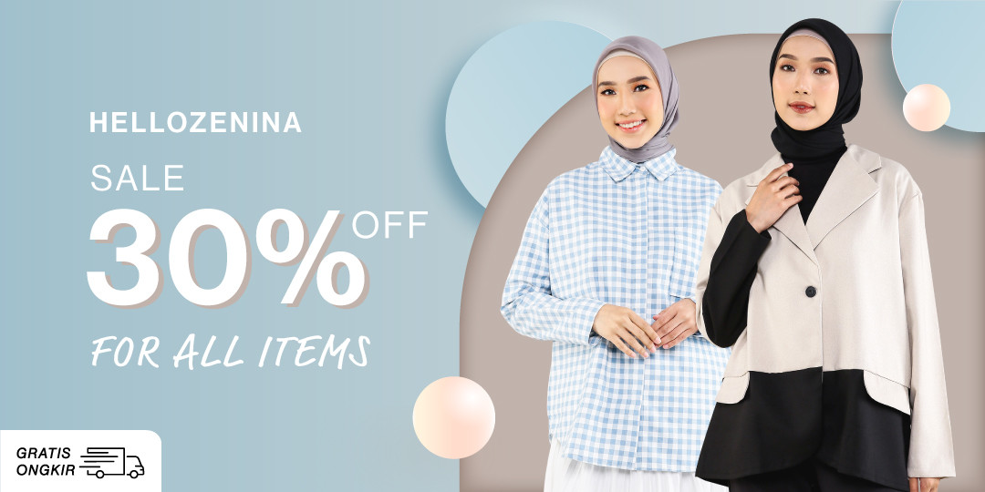 Hellozenina SALE 30% OFF - FOR ALL ITEMS