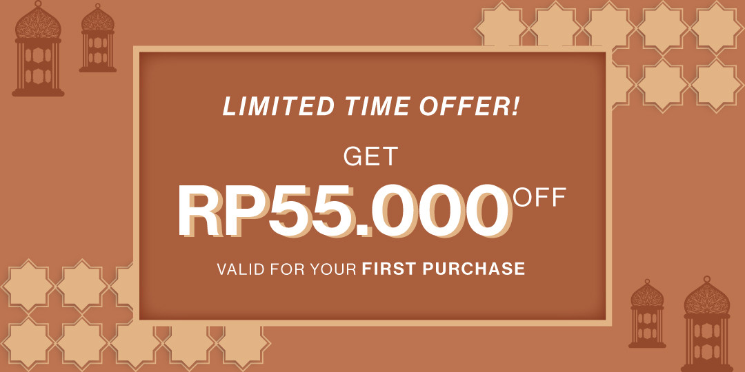 GET EXTRA Rp55.000 OFF with Min. Spend Rp195.000  