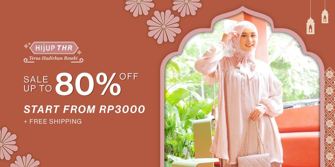 SALE UP TO 80% OFF Start From Rp3000 + Free Shipping With 