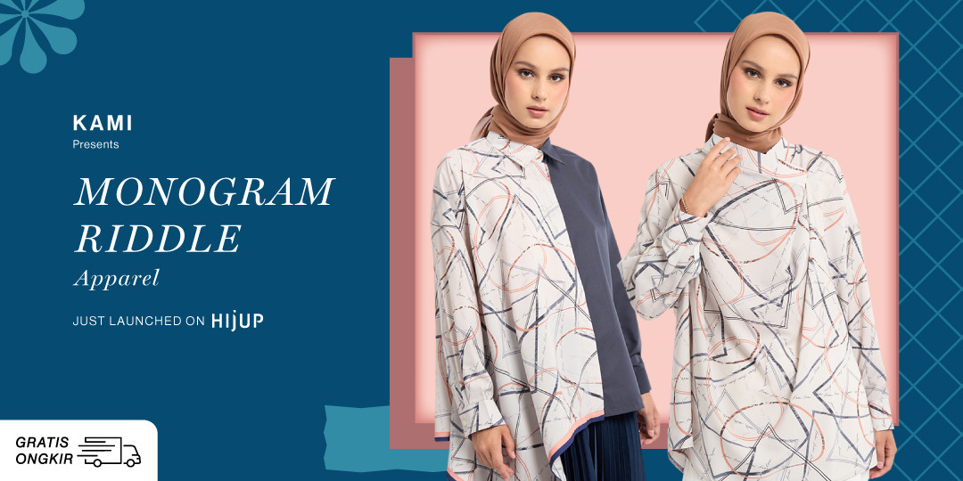 Monogram Riddle Apparel by Kami. Just Launched on HIJUP