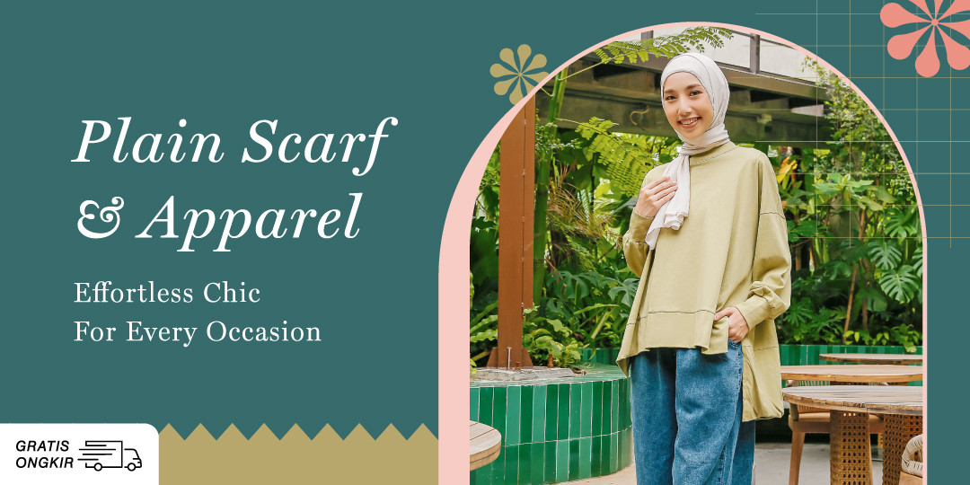 Effortless Chic for Every Occasion with Plain Scarf and Apparel