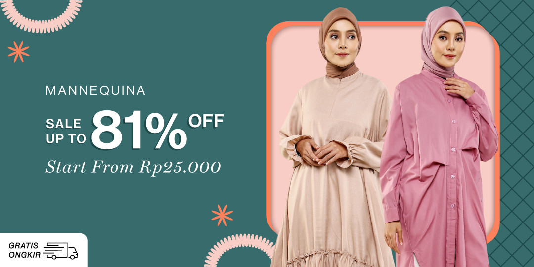 Mannequina Sale Up to 81% Start From Rp25.000
