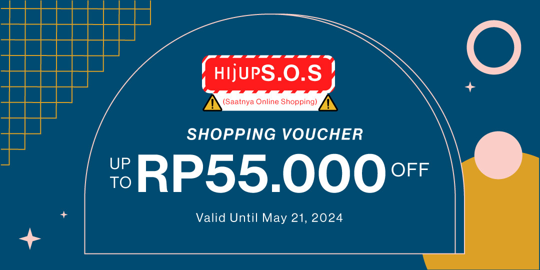 SHOPPING VOUCHER FOR YOU! UP TO Rp55.000 OFF*