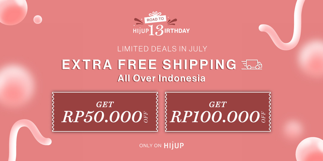 EXTRA FREE SHIPPING All Over Indonesia