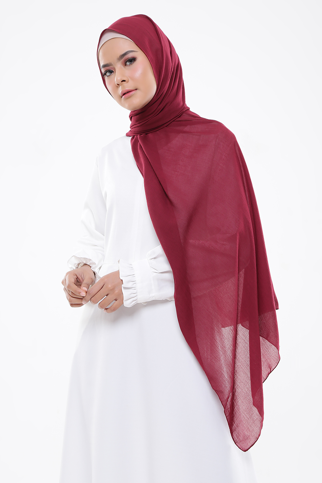 pashmina-merah