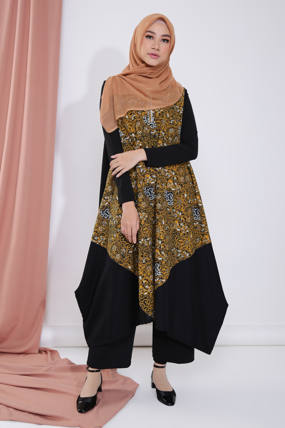 Model Baju  Gamis Ria  Miranda  Jilbab Satin