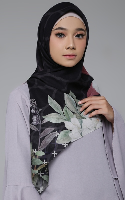 Jilbab Yang Cocok Untuk  Baju  Warna  Abu Abu  Tua  Hijab 
