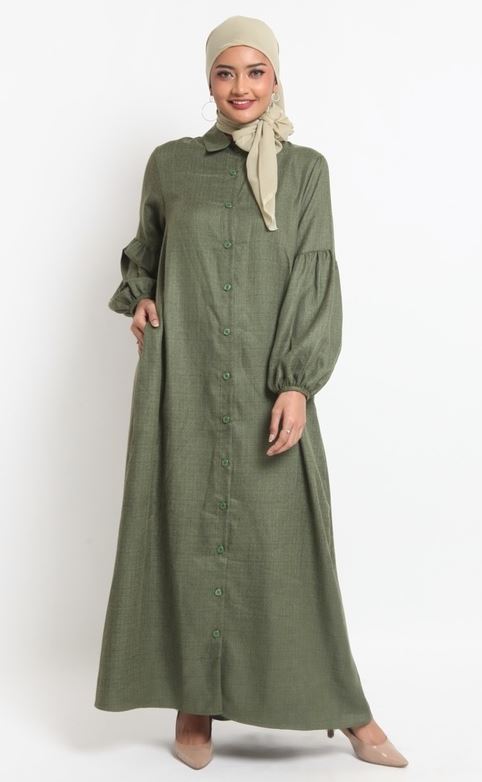 Dark Olive Green - Hijab yang Cocok untuk Baju Warna Hijau Tua