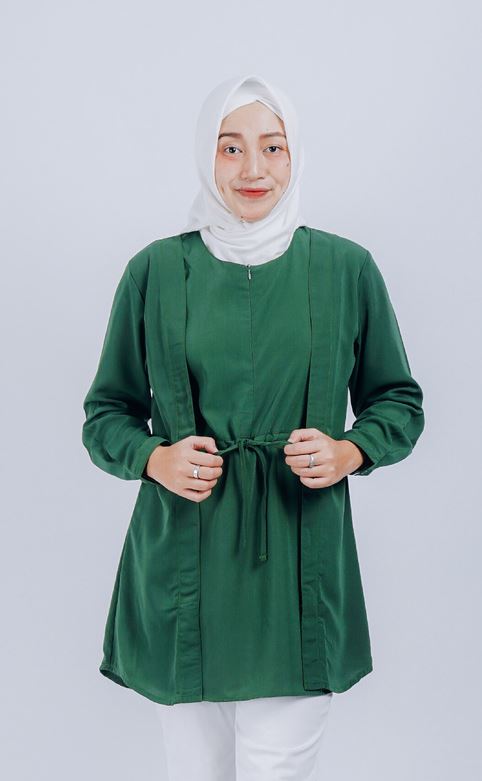 gambar Dark Green - Hijab yang Cocok untuk Baju Warna Hijau Tua