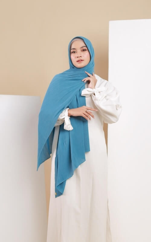 Pashmina dari Bahan Kaos