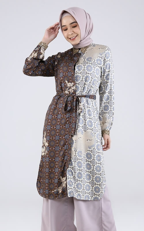 Tunik Batik Kombinasi