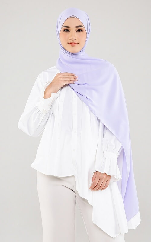 Lilac Warna yang Tepat untuk Wajah Hijabers Lebih Cerah