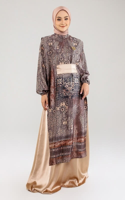 Kaftan Batik Satin