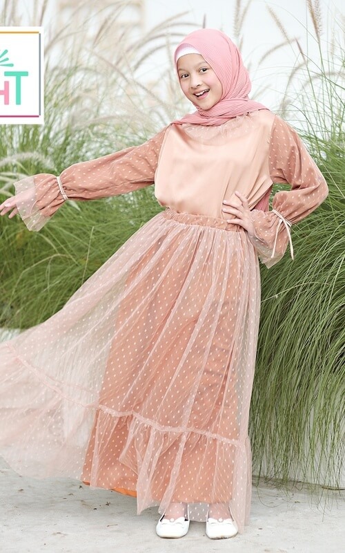 Baju Muslim Model Gaun Pesta