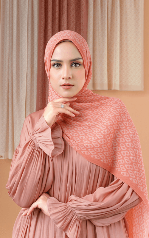 Pashmina Coral Model Motif