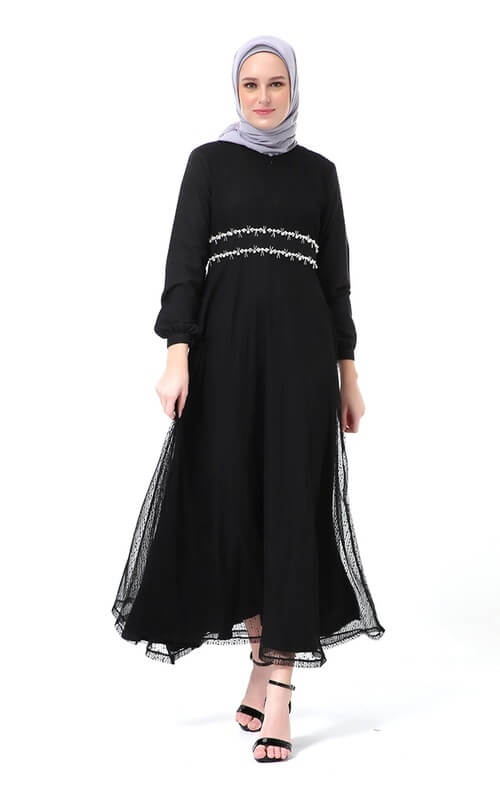 Dress Hitam dengan Lace