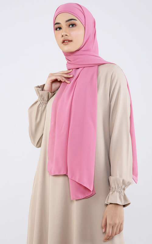 Pashmina Inner Warna Pink