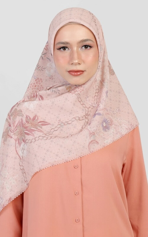 Jilbab Segiempat Scarf Motif