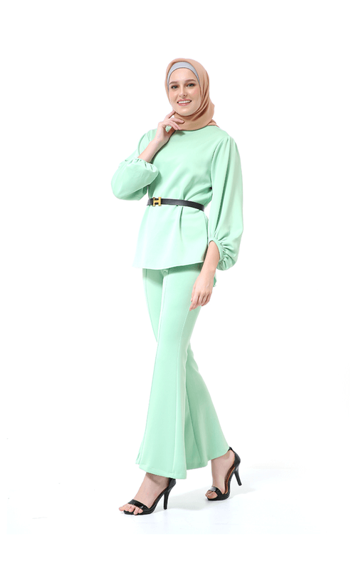 Blouse dan Cutbray Mint