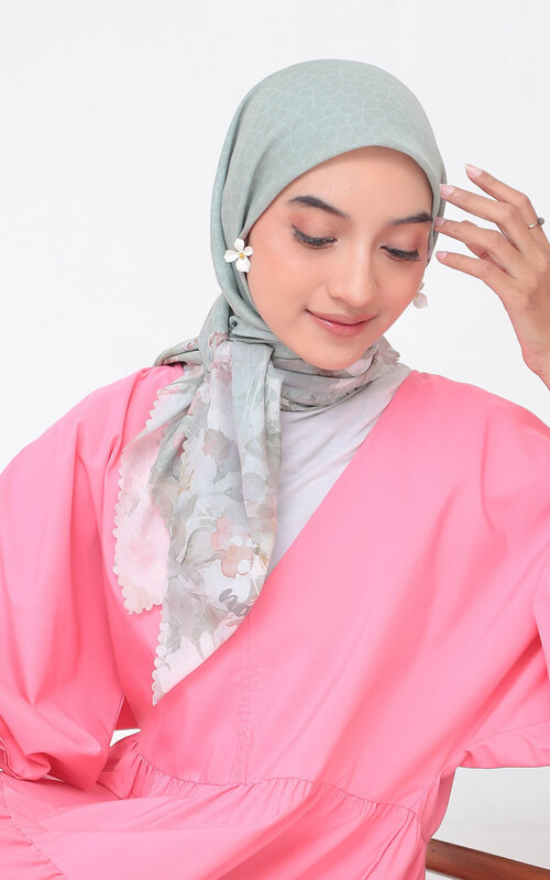 Jardin Series Scarf Mint Green