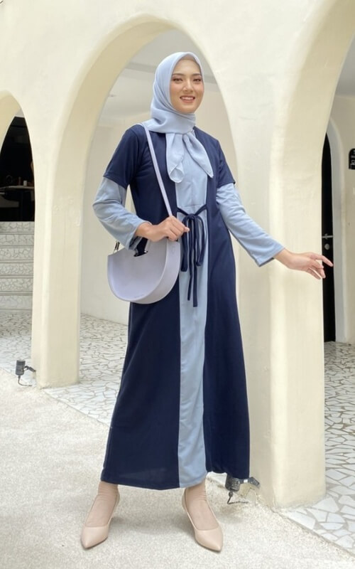 Gamis Casual dengan Pita