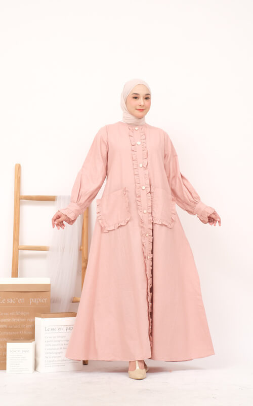 Gamis Terusan Model A-Line