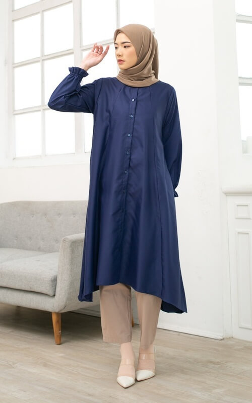 Tunik Polos Navy