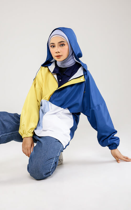 Model Jaket Tiga Warna