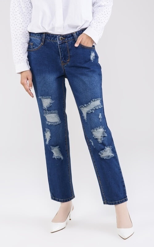 Celana Ripped Jeans