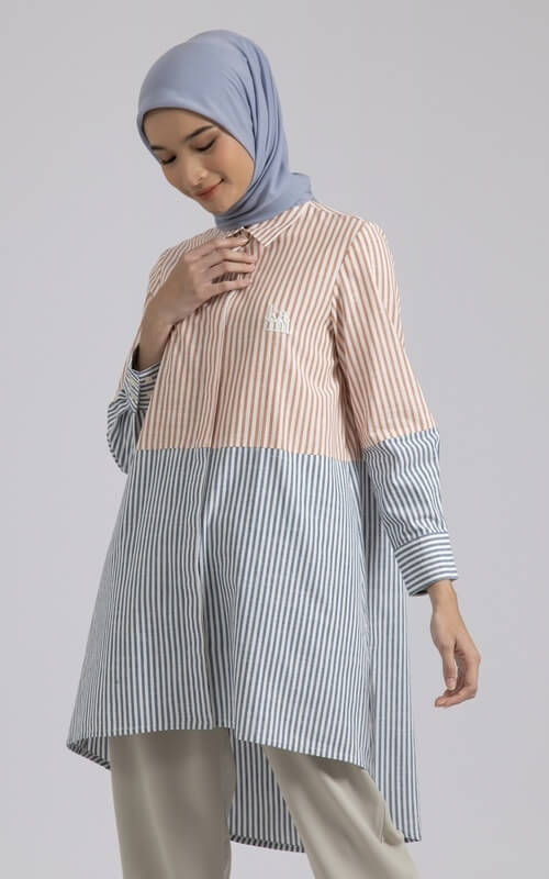 Tunik Split Stripe