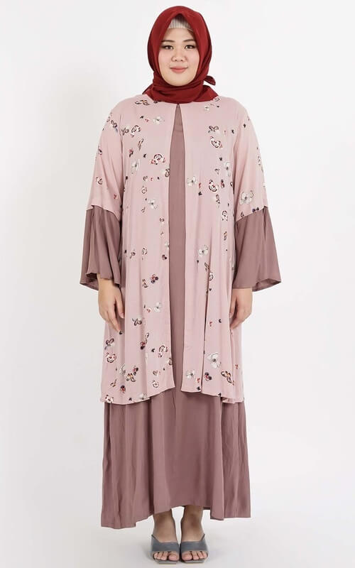 Long Dress dengan Inner dan Outer