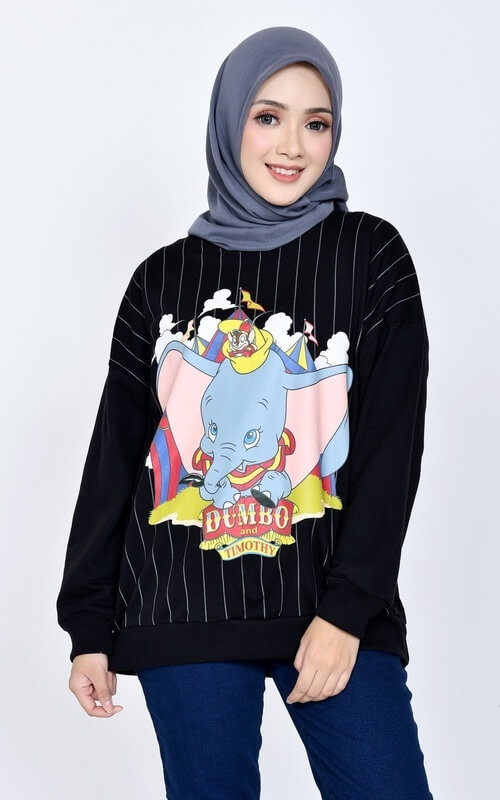 Sweater Dumbo Stripe yang Lucu