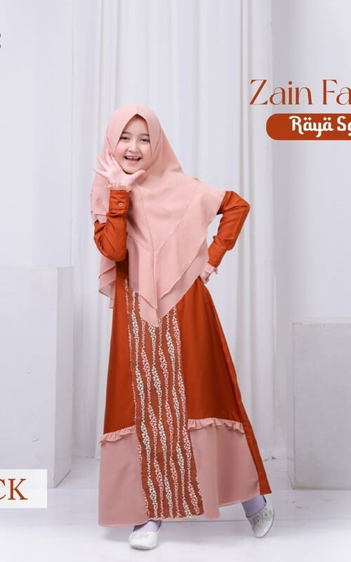 Gamis Anak Kombinasi