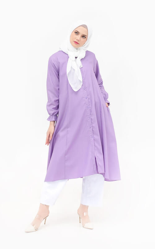 Long Tunik Lilac