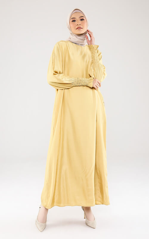 Gamis Santai Elegan 1 Warna