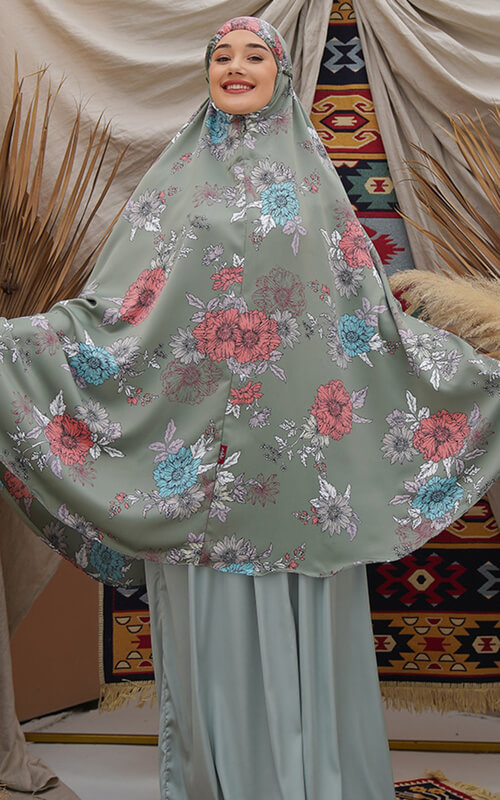 Mukena Motif Floral