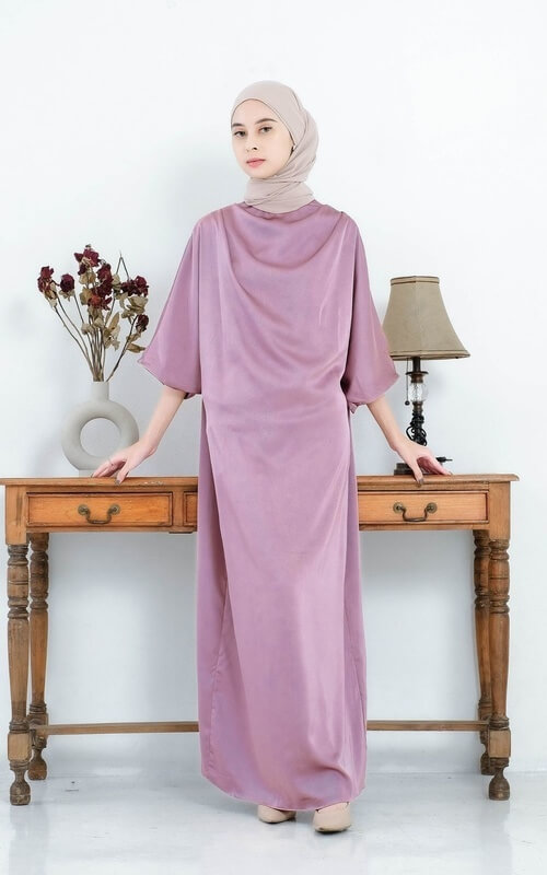 Kaftan Warna Lilac