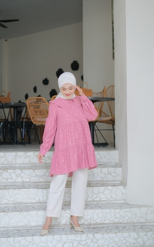 Pink Blouse Tunik