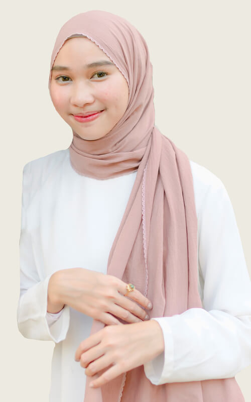 Pashmina Aksen Tepi