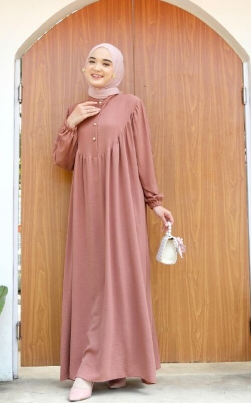 Gamis Polos 1 Warna