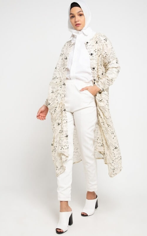 Long Cardigan Motif