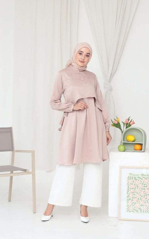 Model Tunik Warna Kalem Terbaru