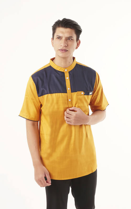 Baju Koko Warna Kuning