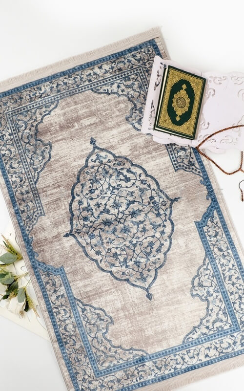 Sajadah Motif Warna Biru