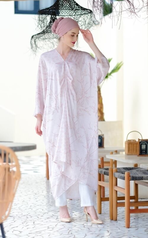 Kaftan Modern Motif Ranting