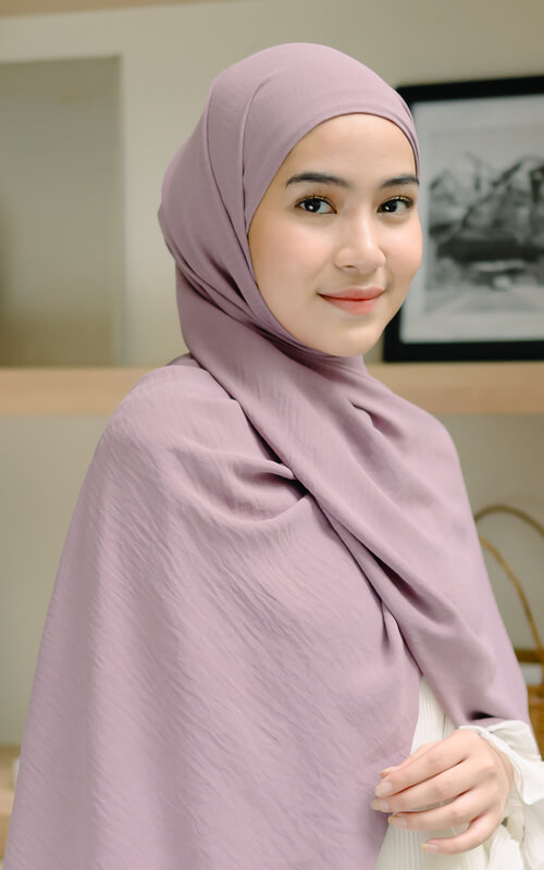 Pashmina Pastel Warna Tea Rose