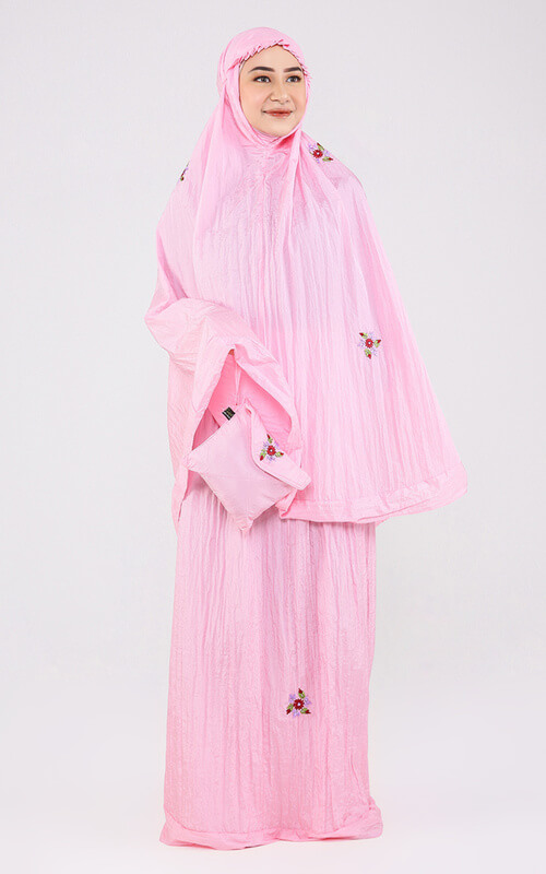 Mukena Traveling Pink