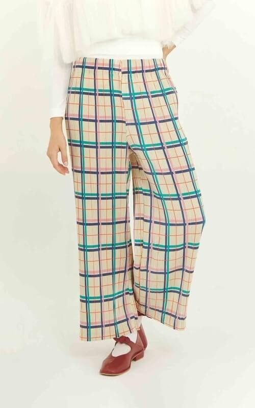 Celana Panjang Tartan Klasik Warna-warni