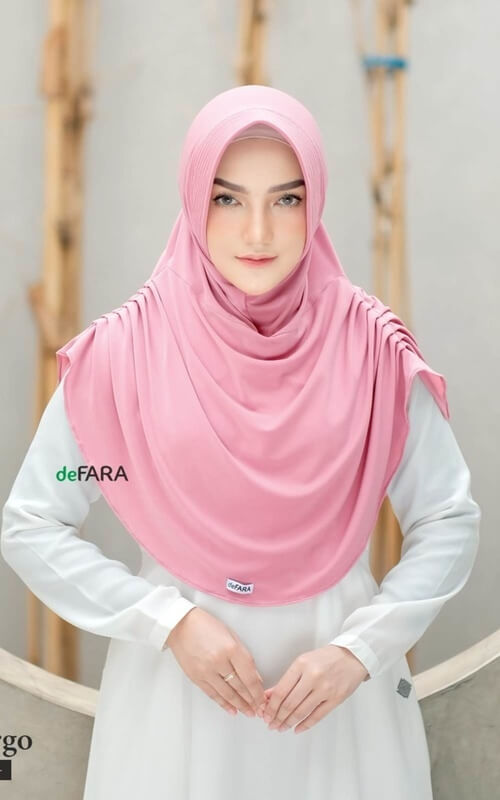 Bergo Pad Aksen Serut